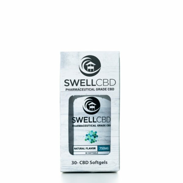 Swell CBD Natural Flavor - Softgels Capsules 30ct - 750MG