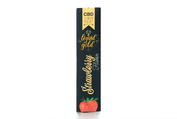 CBD Liquid Gold Vape Liquid - Strawberry - 12ML