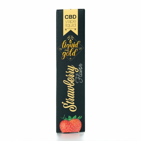 CBD Liquid Gold Vape Liquid - Strawberry - 12ML