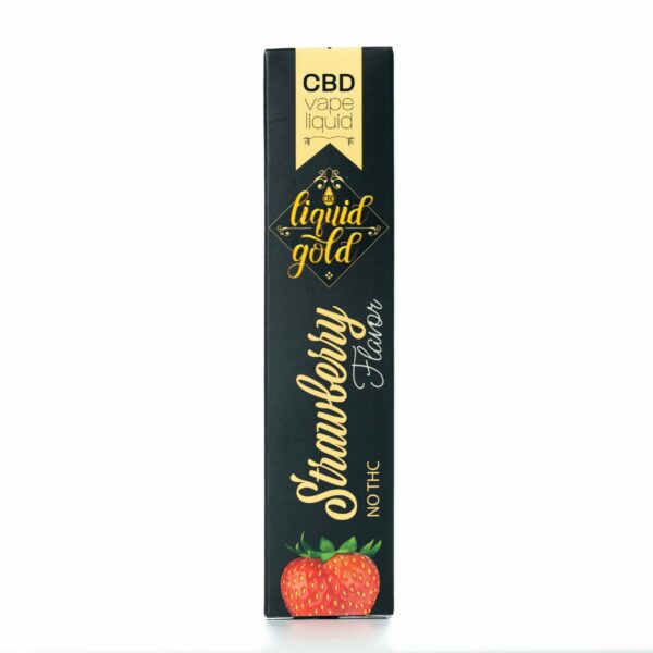 CBD Liquid Gold Vape Liquid - Strawberry - 16ML