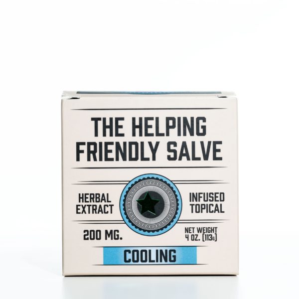 The Helping Friendly Salve Infused Topical - Cooling - 200MG 4oz