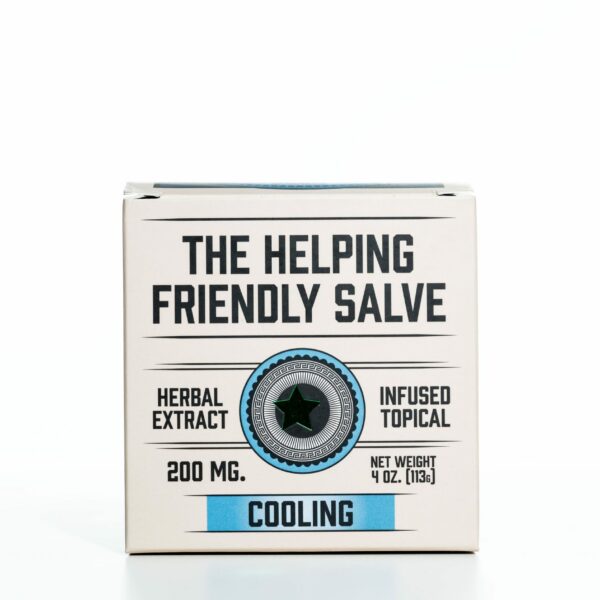 The Helping Friendly Salve Infused Topical - Cooling - 200MG 4oz