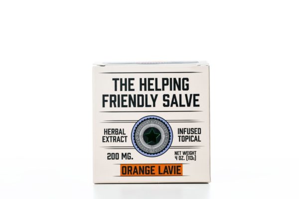 The Helping Friendly Salve Infused Topical - Orange Lavie - 200MG 4oz