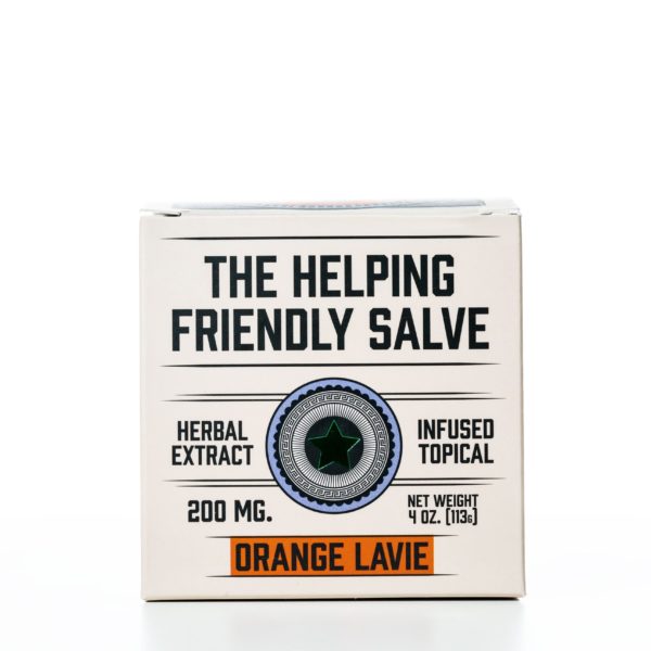 The Helping Friendly Salve Infused Topical - Orange Lavie - 200MG 4oz