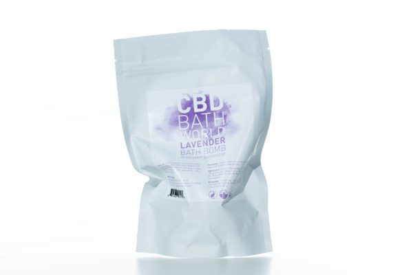 CBD Bath World Bath Bomb - Lavender - 50MG