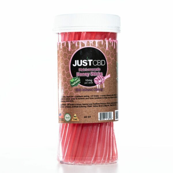 Just CBD Pink Lemonade - Honey Sticks - 10MG 60ct