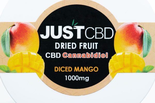 Just CBD Dried Fruit - Diced Mango - 1000MG