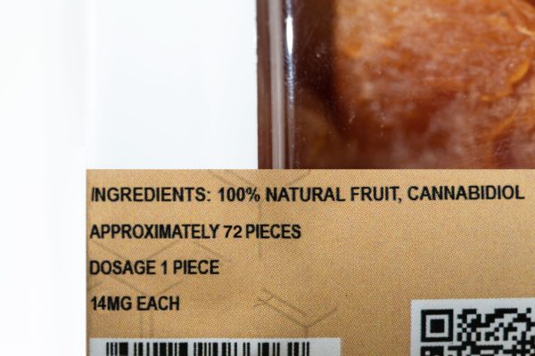 Just CBD Dried Fruit - Apricots - 1000MG