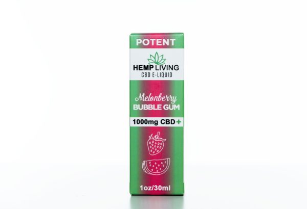 Hemp Living CBD Melonberry Bubble Gum - 1000MG - 30ML