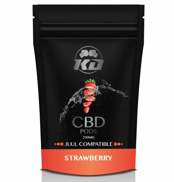 250 mg Juul Compatible Strawberry cbd pod